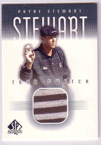 2001 SP Authentic Tour Swatch #PSTS Payne Stewart
