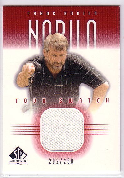 2001 SP Authentic Tour Swatch 250 #FNTS Frank Nobilo