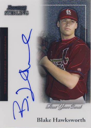 2004 Bowman Sterling #BH B.Hawksworth FY AU RC