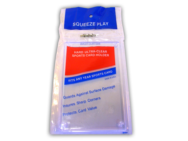 4 Screw Acrylic Trading Card Holder Non Recess Squeeze Play 
