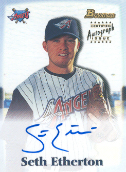 2000 Bowman Draft Autographs #BDPA14 Seth Etherton