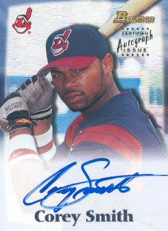 2000 Bowman Draft Autographs #BDPA21 Corey Smith