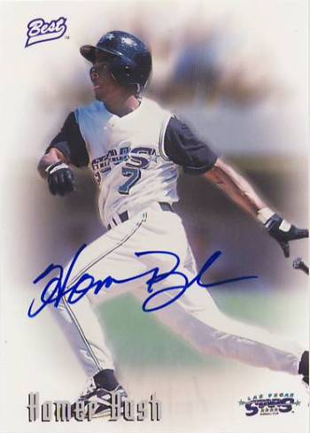 1997 Best Autographs Autograph Series #7 Homer Bush