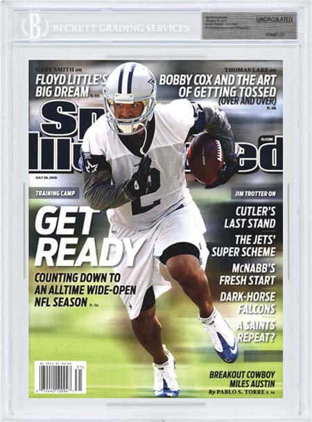  SPORTS ILLUSTRATED BGS SI Uncirculated MILES AUSTIN DALLAS COWBOYS