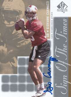 2000 SP Authentic Sign of the Times #GC Giovanni Carmazzi