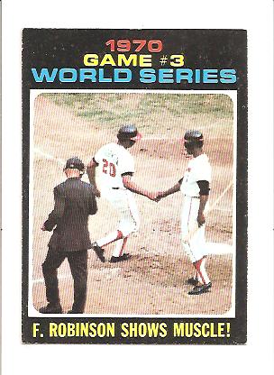 1971 Topps #329 World Series Game 3/Frank Robinson