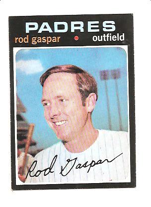 1971 Topps #383 Rod Gaspar