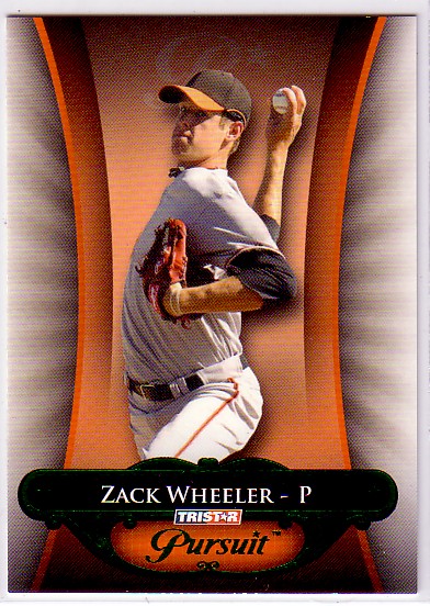 2010 TRISTAR Pursuit Green #3 Zach Wheeler