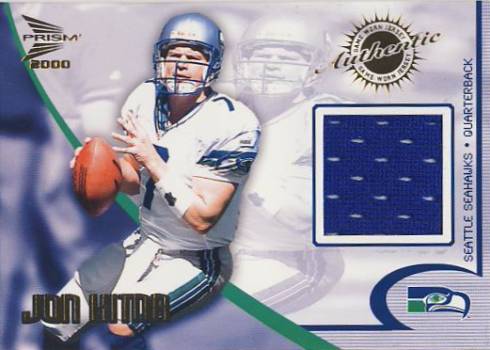 2000 Pacific Prism Prospects Game Worn Jerseys #10 Jon Kitna