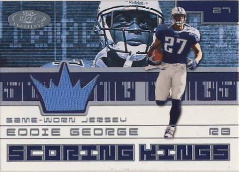 2001 Hot Prospects Scoring King Jerseys #25 Eddie George