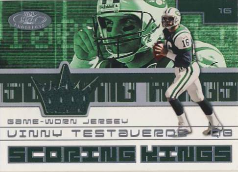 2001 Hot Prospects Scoring King Jerseys #45 Vinny Testaverde