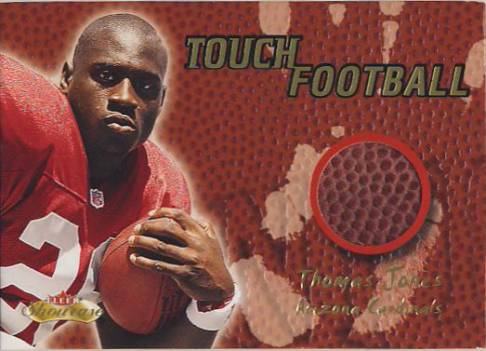 2000 Fleer Showcase Touch Football #13 Thomas Jones