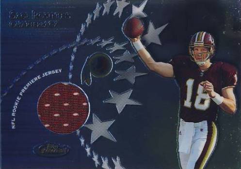 2001 Finest Rookie Premiere Jerseys #RPJSR Sage Rosenfels C