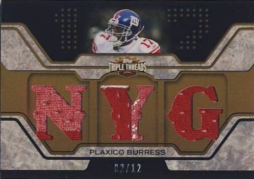 2008 Topps Triple Threads Relic Sepia #TTR135 Plaxico Burress
