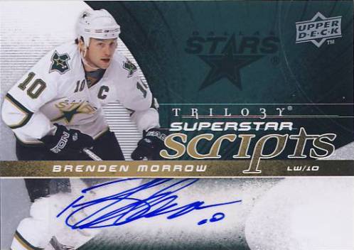 2008-09 Upper Deck Trilogy Superstar Scripts #SSBM Brenden Morrow