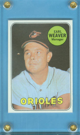 1969 Topps #516 Earl Weaver MG RC