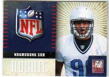 2010 Donruss Elite Rookie NFL Shield #28 Ndamukong Suh