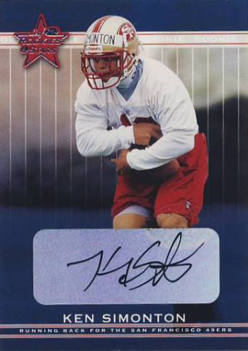 2002 Leaf Rookies and Stars Rookie Autographs #210 Ken Simonton