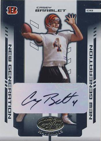 2004 Leaf Certified Materials #160 Casey Bramlet AU RC