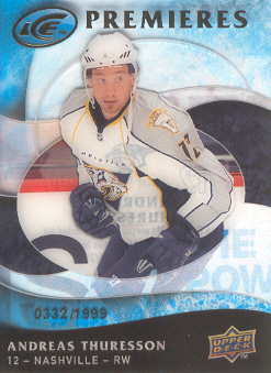 2009-10 Upper Deck Ice #103 Andreas Thuresson RC