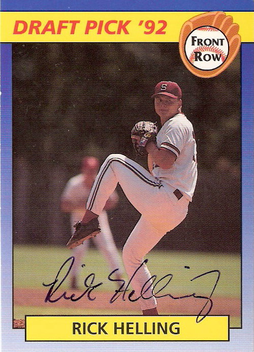 1992 Front Row Draft Picks Autographs #5 Rick Helling