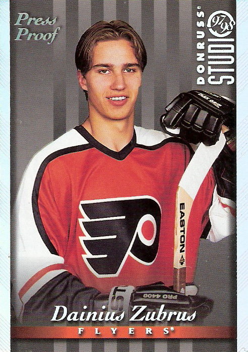 1997-98 Studio Press Proofs Silver #26 Dainius Zubrus