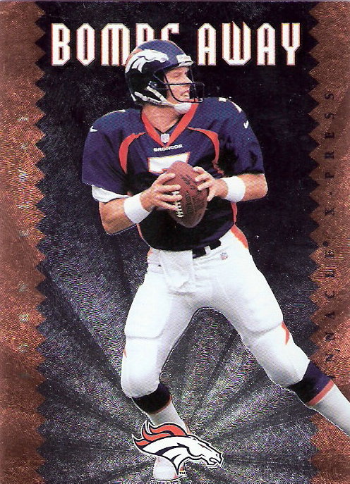 1997 Pinnacle X-Press Bombs Away #7 John Elway