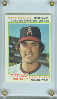 1978 Topps #6 Nolan Ryan RB