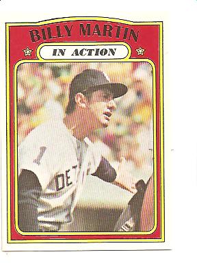 1972 Topps #34 Billy Martin IA