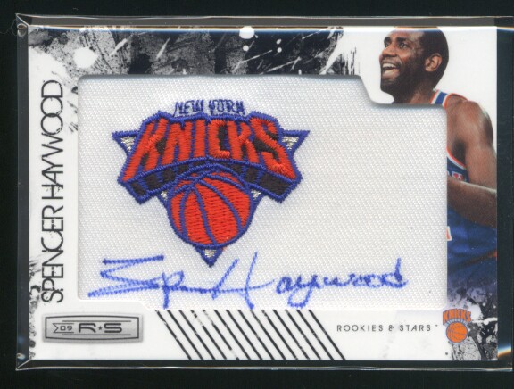 2009-10 Rookies and Stars Retired NBA Team Patches Signatures #19 Spencer Haywood/394