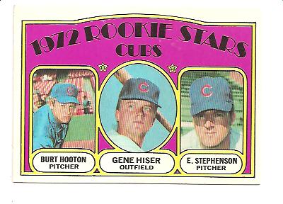 1972 Topps #61 Rookie Stars/Burt Hooton RC/Gene Hiser RC/Earl Stephenson RC