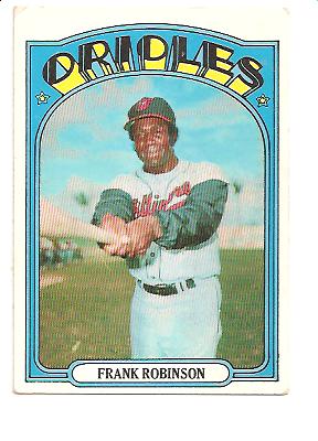 1972 Topps #100 Frank Robinson