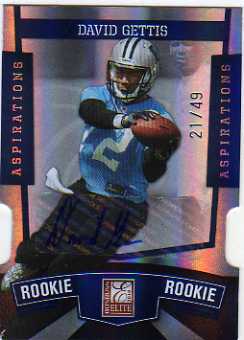 2010 Donruss Elite Aspirations Autographs #106 David Gettis/49
