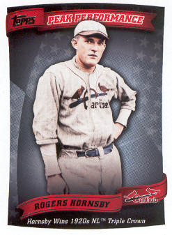 2010 Topps Peak Performance #46 Rogers Hornsby