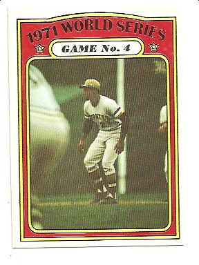 1972 Topps #226 World Series Game 4/Roberto Clemente