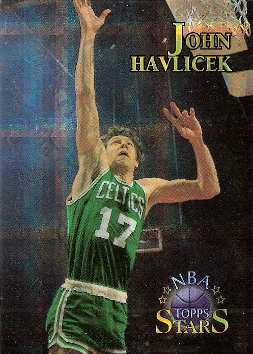 1996 Topps Stars Finest Atomic Refractors #20 John Havlicek