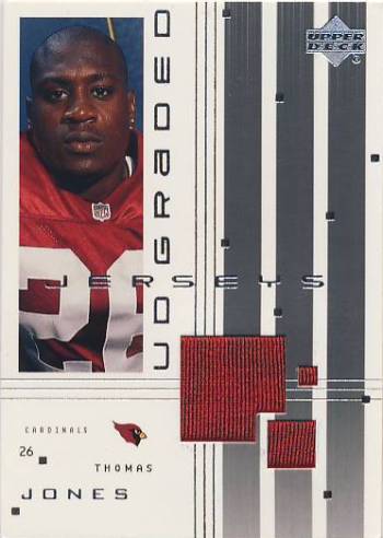 2000 UD Graded Jerseys #GTJ Thomas Jones