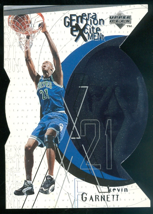 1996-97 Upper Deck Generation Excitement #G10 Kevin Garnett