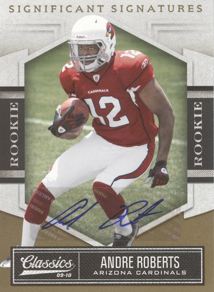 2010 Classics Significant Signatures Gold #104 Andre Roberts/399