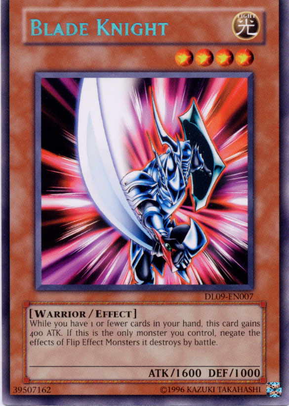 Yu-Gi-Oh Blade Knight DL09-EN007 Blue Lettering