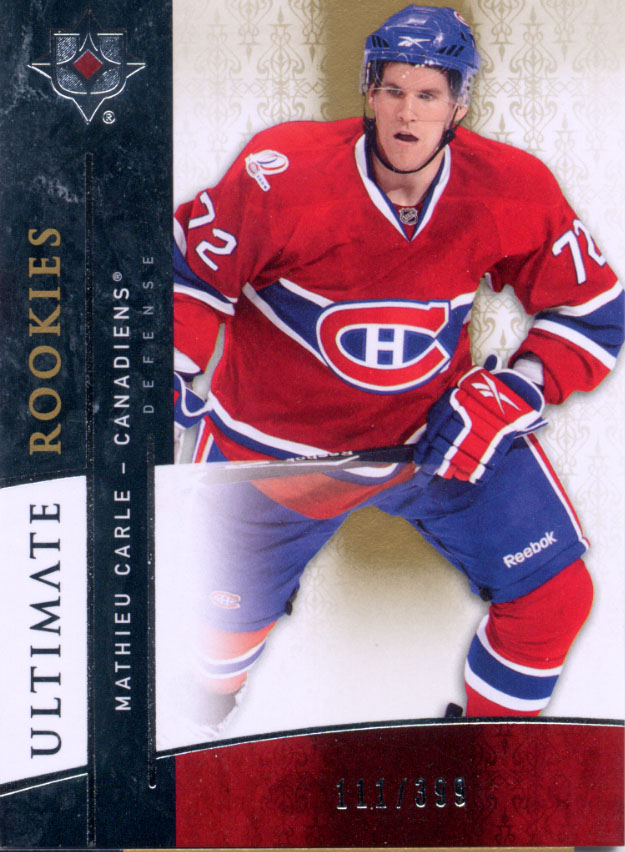 2009-10 Ultimate Collection #166 Mathieu Carle RC
