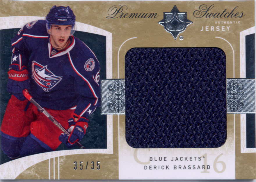 2009-10 Ultimate Collection Premium Swatches #PSDB Derick Brassard