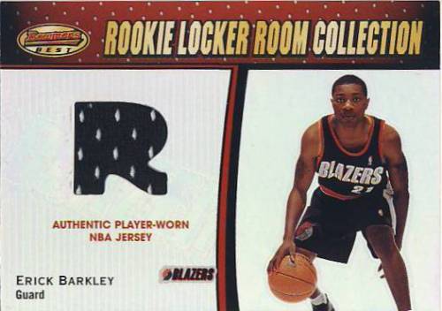 2000-01 Bowman's Best Rookie Locker Room Collection #LRCR24 Erick Barkley JSY