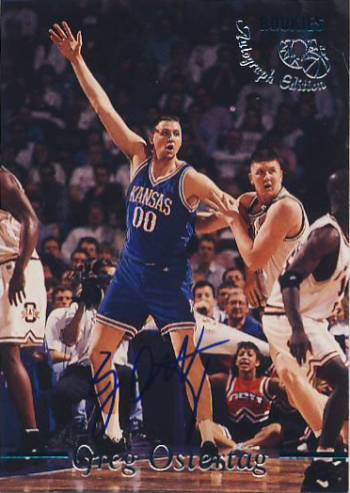 1995 Classic Autographs #26 Greg Ostertag/2600