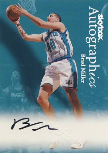 1999-00 SkyBox Premium Autographics #75 Brad Miller