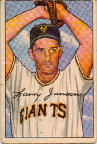 1952 Bowman #90 Larry Jansen