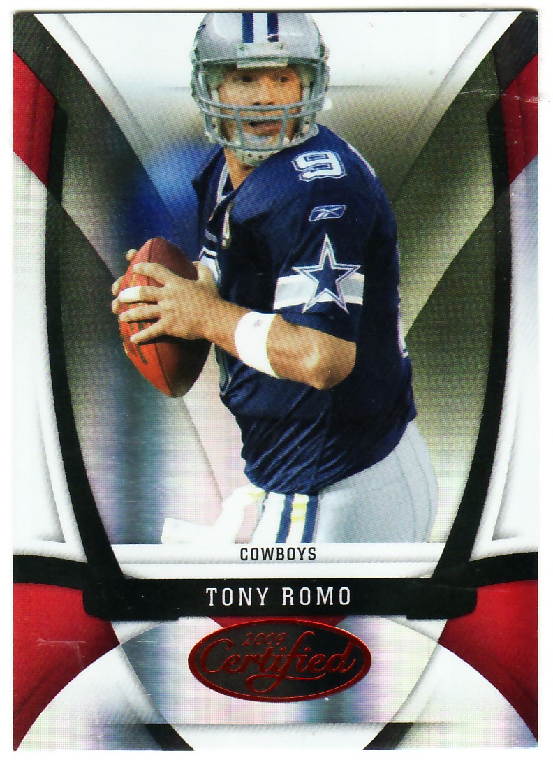 2009 Certified Mirror Red #36 Tony Romo