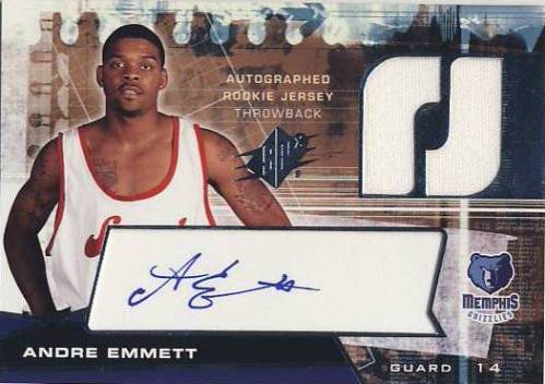 2004-05 SPx Throwback #119 Andre Emmett JSY AU