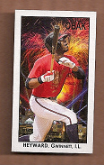 2010 TRISTAR Obak Mini T212 Black #18A Jason Heyward