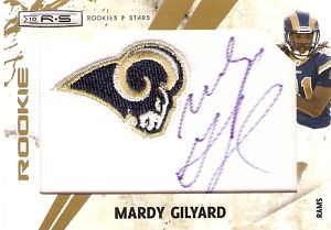 2010 Rookies and Stars #287 Mardy Gilyard AU/201 RC